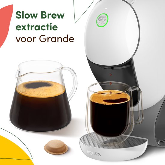 Krups NESCAFÉ Dolce Gusto NEO YY5677 - Machine à café Caffè - Blanche - Spécialement conçue pour les amateurs de café noir