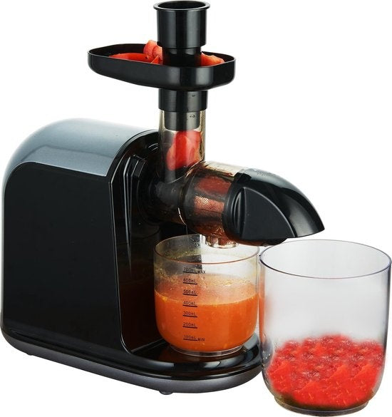 MOA Slowjuicer horizontal - Pour fruits et légumes - Pulpe sèche - 700 ml - Noir - SJ15G