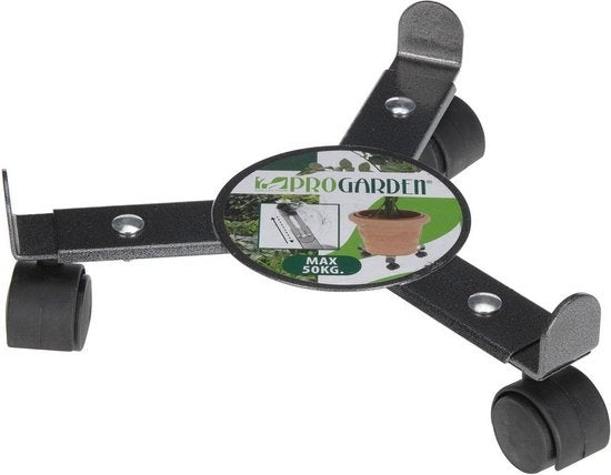 Oh My Home Support métallique à roulettes pour pots de fleurs