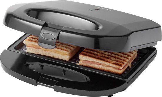 Tomado TGS2000B - Fer à toasti - Gril - Sans PFAS - Toasti maker - 21,5 x 12 cm - 750 watts - Noir