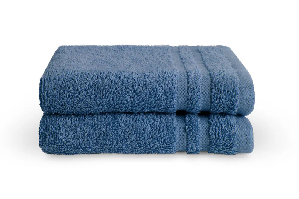 Byrklund Guest towel Bath Basics PP Dark Blue 2x 30x50