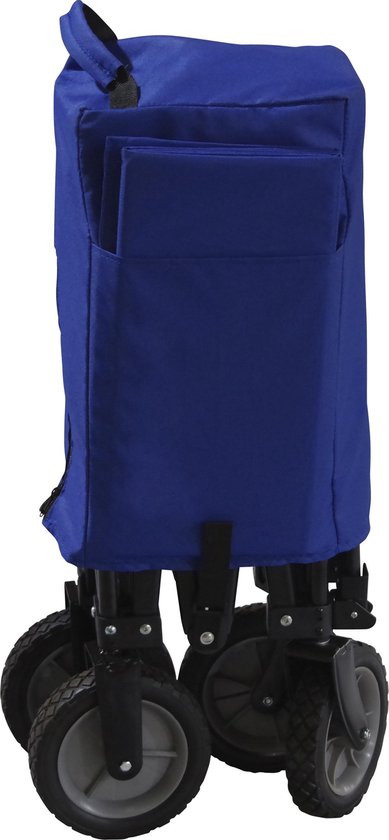 AXI AB110 Chariot pliable en bleu - Chariot - Sac de transport pratique inclus - Métal