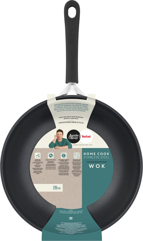 Poêle wok, Jamie Oliver by Tefal Home Cook, 28 cm