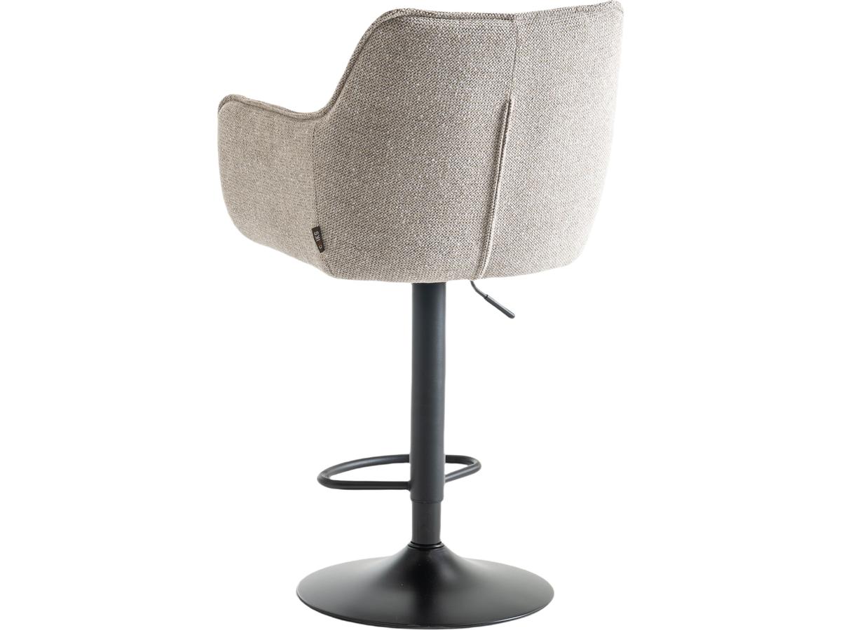 Criks Design - Tabouret de bar Charly - Taupe - lot de 2