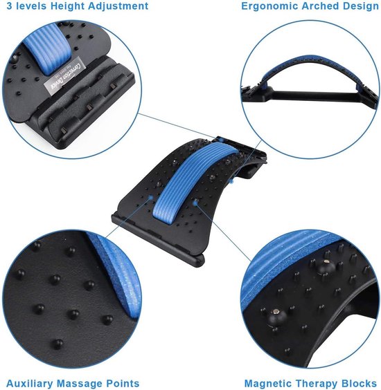 Backstretcher - Cou - Dos - Ajustable - Mal de dos - Stretcher