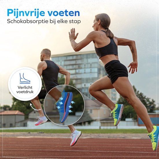 Semelles orthopédiques pour hommes et femmes - Semelles pour épines de talon et fasciite plantaire - Semelles orthopédiques pour chaussures - Pieds plats - Semelles orthopédiques pour douleurs de la voûte plantaire - Voûte plantaire élevée - Semelles pour