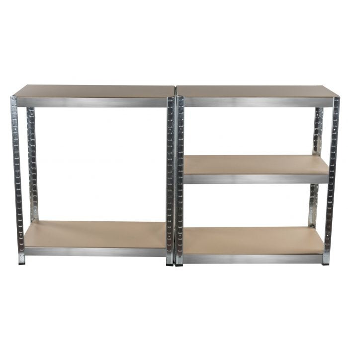 2x étagère de rangement Kinzo 5 étagères 172 x 75 x 30cm