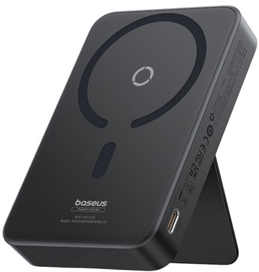 Baseus MagPro MagSafe Powerbank 20W avec support 5 000mAh Noir