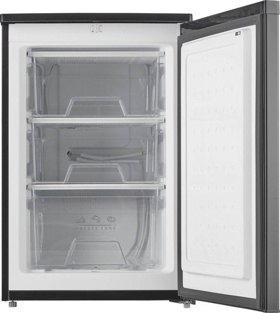 Congélateur de table Inventum VR550B, 88 litres - 55 cm de large - Classe énergétique D - Congélateur - Compact - Autonome - 3 tiroirs - Noir