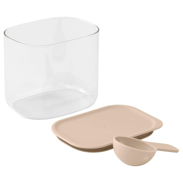 Boîte de conservation Brabantia avec cuillère doseuse - 1,3 litre - 12,3 x 15,4 x 10,6 cm