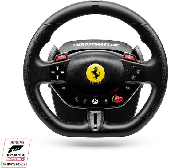 Thrustmaster T98 Ferrari 296 GTS - Volant de course avec pédales pour Xbox Series et PC - compatible avec Forza Horizon 6