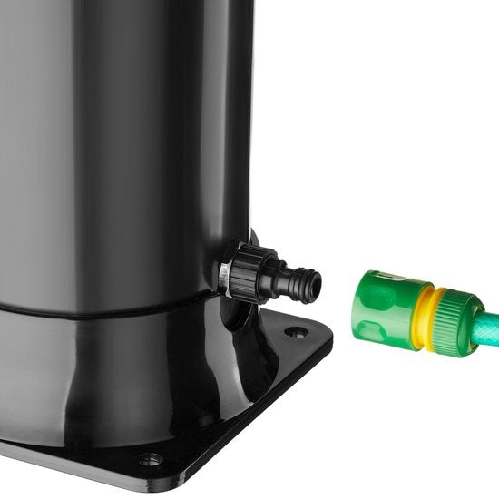 tectake - Douche d'extérieur Orinoco 38 l noir - 404471