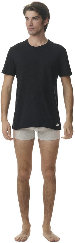 T-shirt à col rond Adidas pour homme (lot de 3) - Taille L