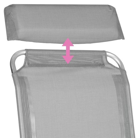 TecTake - Jeu de 2 chaises de jardin pliantes