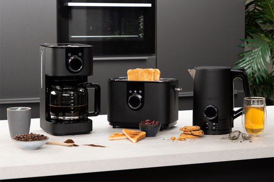 Princess 246060 Cafetière - 1.5L - 10-15 tasses - Cafetière à filtre - Noir
