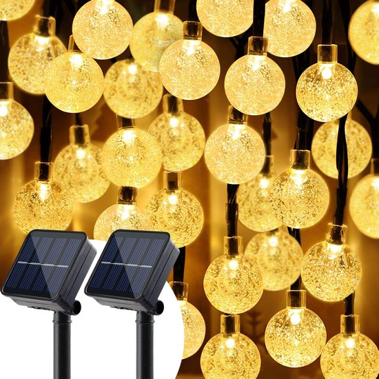 Happy Goods Solar Lampes de jardin solaires - 100 LED (2x50)