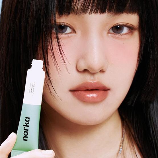 Narka Mascara capillaire rafraîchissant anti-sébum 15 g - Couvre les racines - Contrôle du sébum - Coiffage de la racine des cheveux et des cheveux naissants