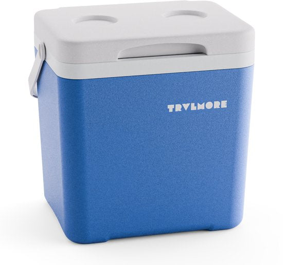 TRVLMORE Cool Box 14L - 47 heures de réfrigération - Frigobox - Elément réfrigérant inclus - Cool Box Small - Bleu