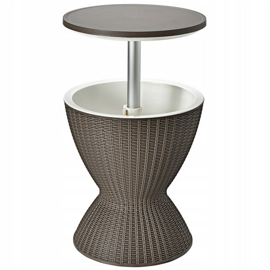 Table de bar avec mini-réfrigérateur