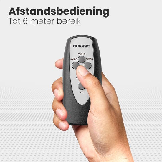 Auronic Tripod Fan - Ventilateur sur pied avec télécommande - minuterie - 50W - 53dB - Noir