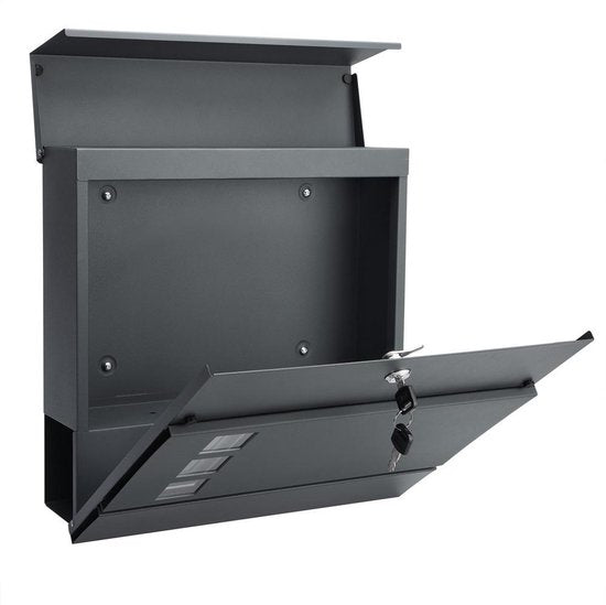 Boîte aux lettres design - Cadre de vue - Anthracite