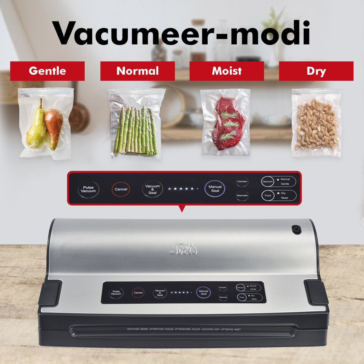 Machine à emballer sous vide - Solis Vac Prestige 575 - Gris