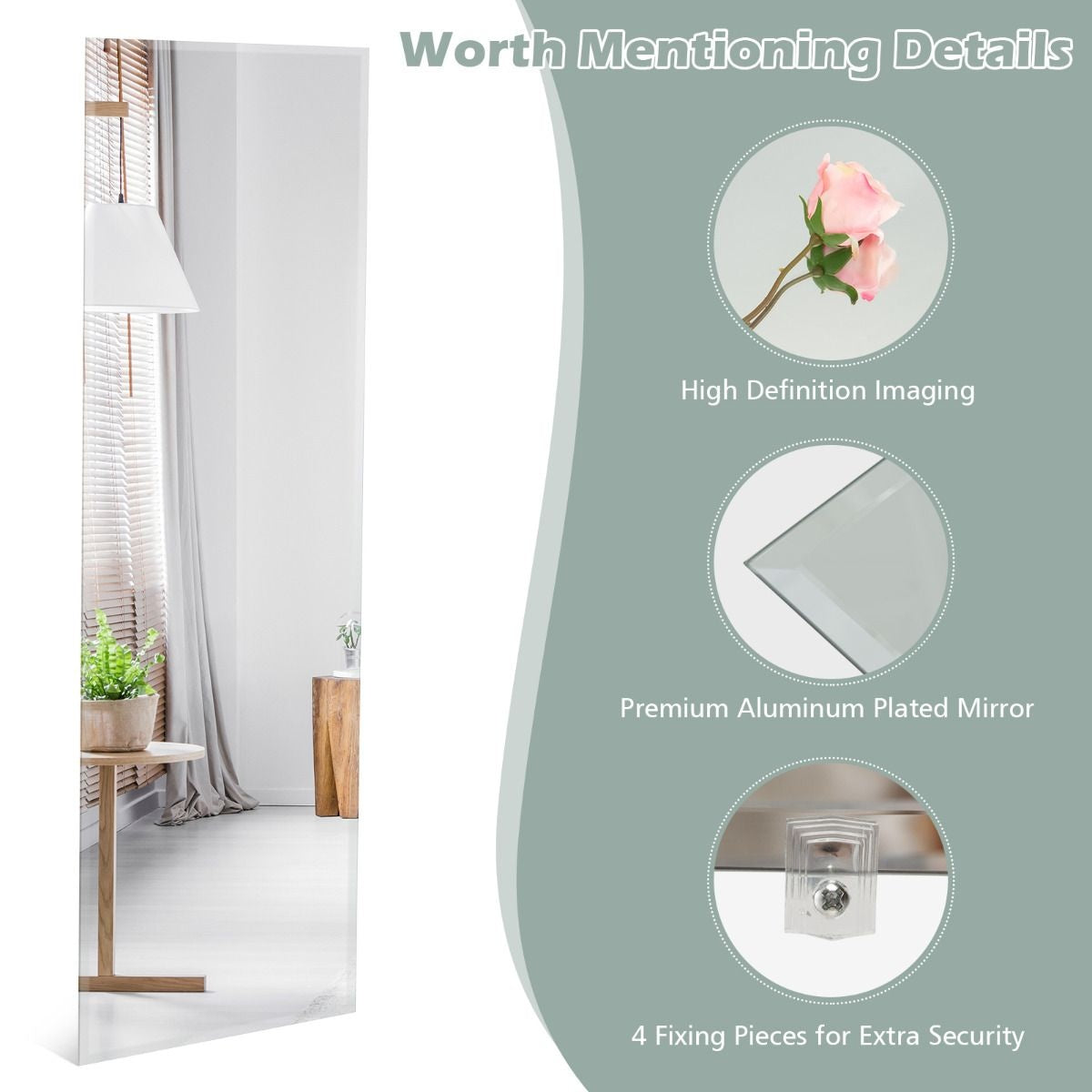 Mirror Rectangulaire - Coast - Sans cadre - 110 x 38 cm