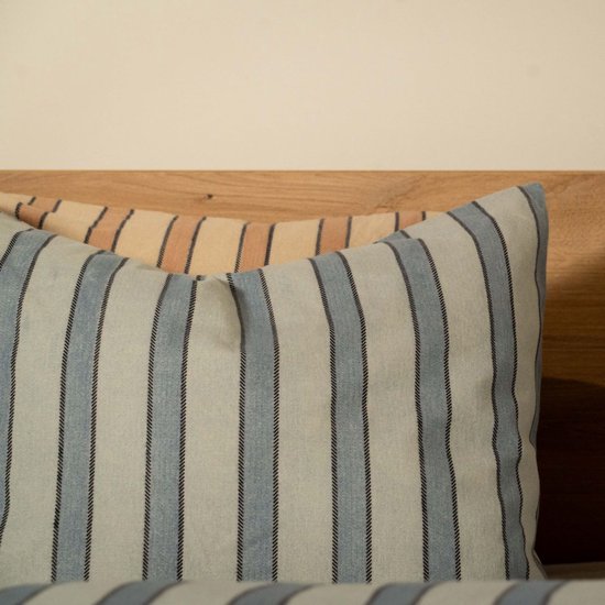Housse de couette Kayori Mala en flanelle - 260 x 200-220 + 2 taies d'oreiller - Ultra-douce et isolante - Lit jumeaux - Bleu