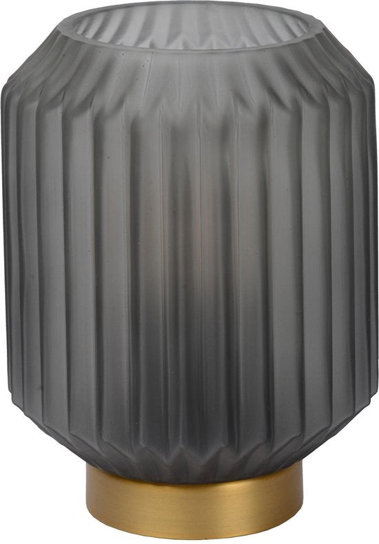 Lucide SUENO - Lampe de table - Ø 13 cm - 1xE14 - Gris