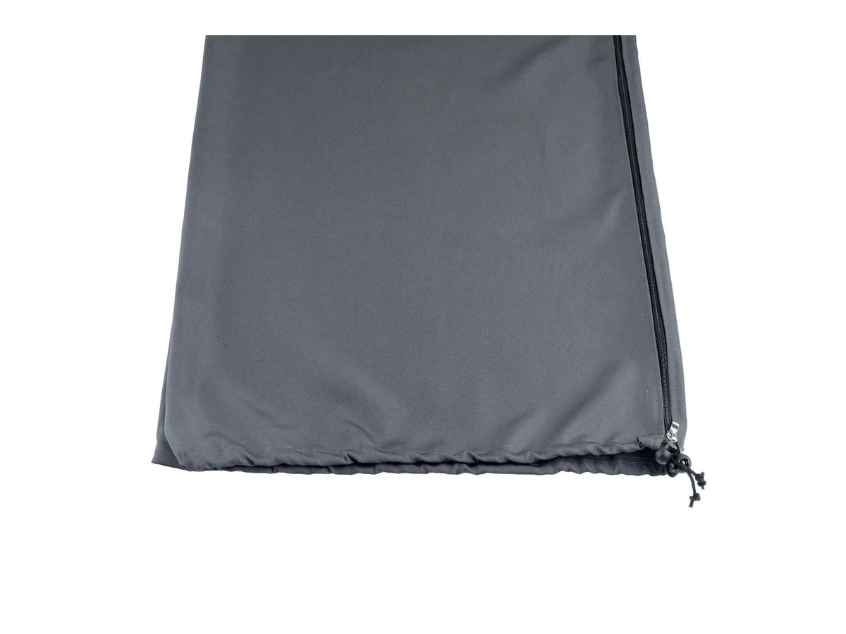 Housse de parasol Feel Furniture pour parasol Roma – 4 x 3 mètres – Imperméable, avec mât en fibre de verre – Gris foncé