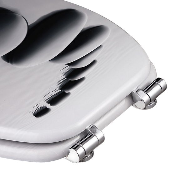 Abattant WC Stones- Sotf Close Antibacterial - MDF 150kg