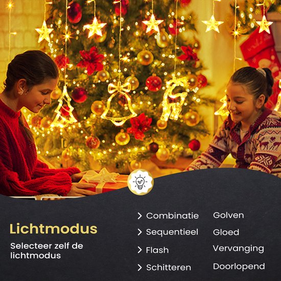 Giftmas LED Guirlande de lumières de Noël avec différentes figures - 2.5Meters
