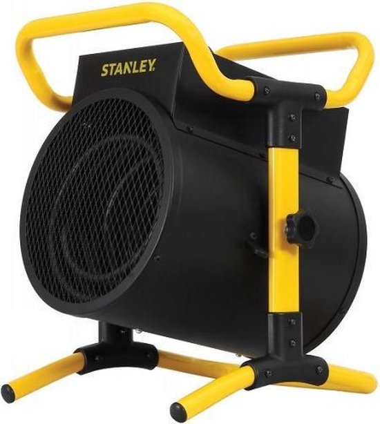 Stanley Workshop heater ST-305-231-E - jusqu'à 50m2 - Aussi ventilateur d'air froid - Noir/ Jaune
