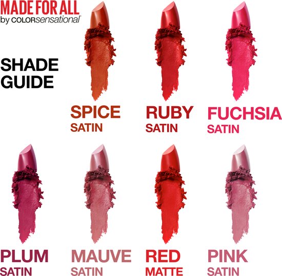 Rouge à lèvres Maybelline Color Sensational Made For All - 373 Mauve For Me - Nude - Brillant