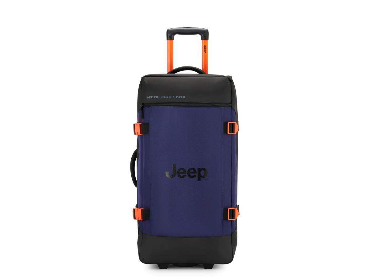 Sac de voyage Jeep - Sac de voyage à roulettes - taille M 73 cm - Noir