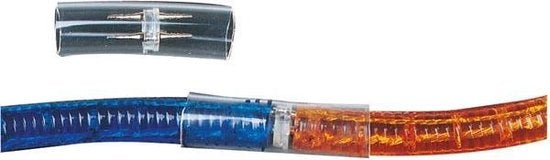 HQ-Power Connecteur en ligne pour tubes lumineux, 5 pièces, blanc