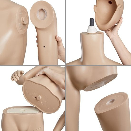 tectake® - mannequin mannequin modèle "gentlemen" - démontable - 402662