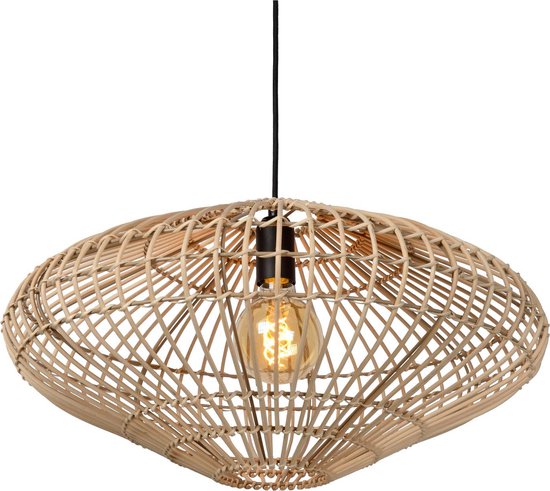 Lucide MAGALI - Lampe suspendue - Ø 56 cm - 1xE27 - Naturel - Japandi