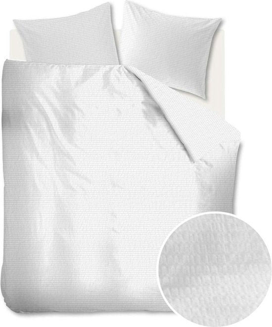 Beddinghouse Wave housse de couette - Plain - Lits-Jumeaux - 240x200/220 - White