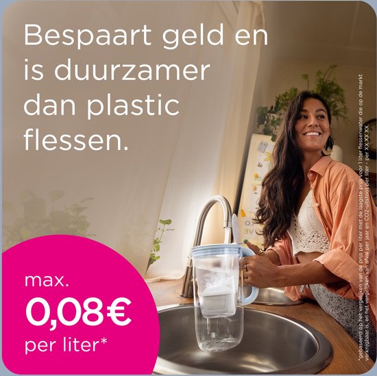 Carafe filtrante BRITA Marella Cool - 2,4 L - Grise - avec 3 cartouches filtrantes MAXTRA PRO Pure Performance - Lot économique
