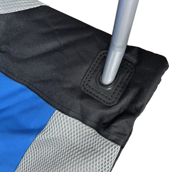 DMV - chaise de camping - chaise pliante - chaise de camping pliable - chaise de camping - chaises de camping - chaise de camping pliable - pliable - porte-gobelet - bleu