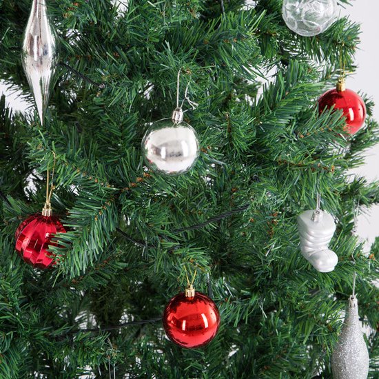 Sapin de Noël Casaria 180 cm - Incl. lumières de Noël LED PE Vert