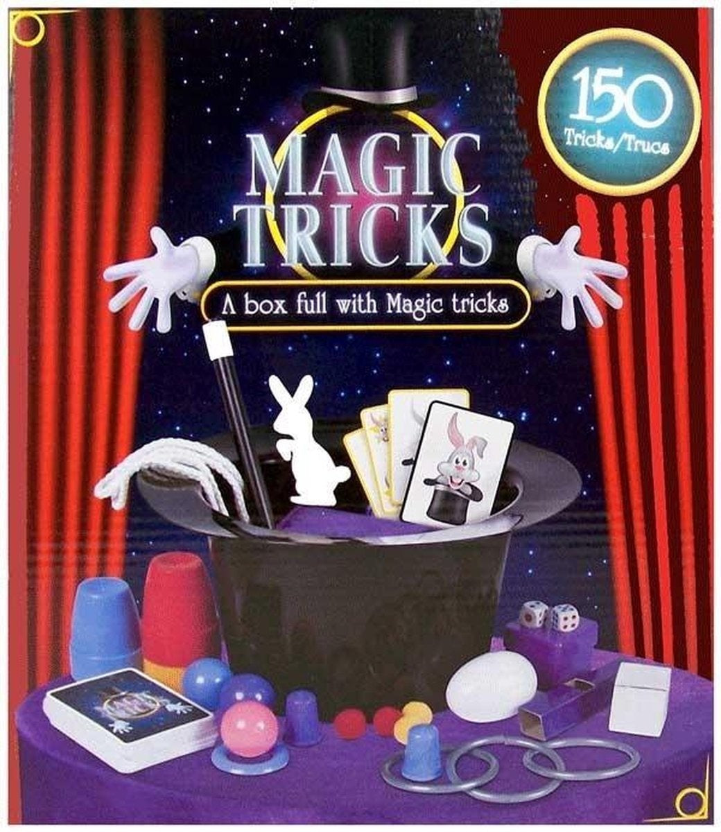 Boîte de magie avec 150 tours