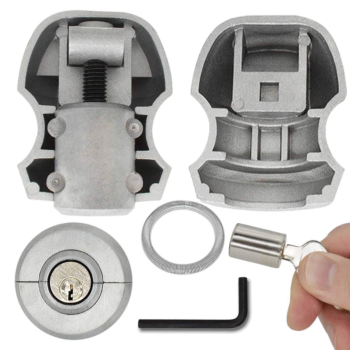 Pièce de remorque Verrouillage de l'attelage Tow Tow Caravan Anti-theft Device Universal Hitch