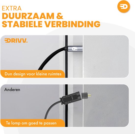 Drivv. Câble Premium 3.5 mm Jack vers Dual 6.35 mm - 2 mètres