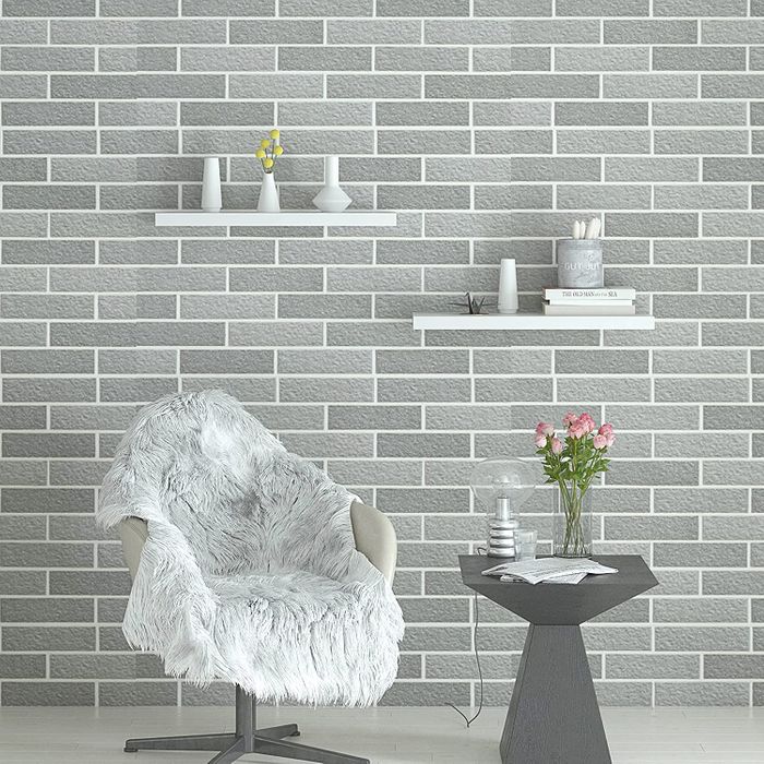 WOLTU RG9365ws-2 - Lot de 2 étagères murales - MDF blanc - Système de suspension invisible