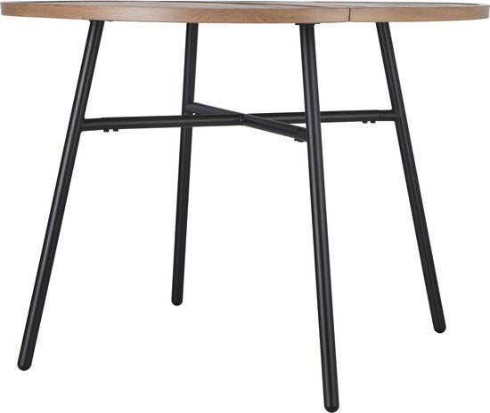 VDD - Table de jardin - Table d'extérieur - Table ronde - Aluminium - 100 x 73,5cm