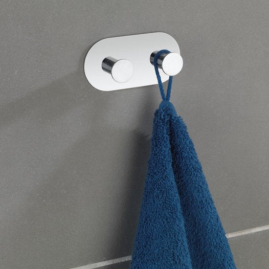 Wenko : crochet double adhésif pour serviettes