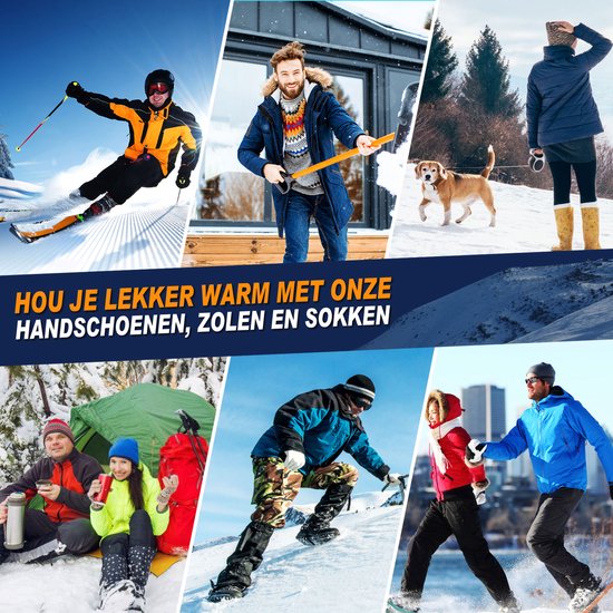 Chaussettes chauffantes - Chaussettes électriques - chaussettes - Chaussettes chauffantes électriques - Taille 27/29