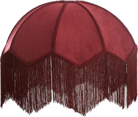 Light & Living Abat-jour Malacia - Rouge foncé - Ø 45 cm - Moderne